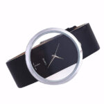 Transparent Round Pointer Quartz Watch