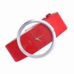 Transparent Round Pointer Quartz Watch