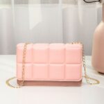 Mini Plaid Chain Crossbody Bag