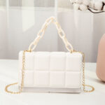 Mini Plaid Chain Crossbody Bag