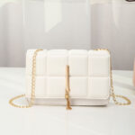 Mini Plaid Chain Crossbody Bag