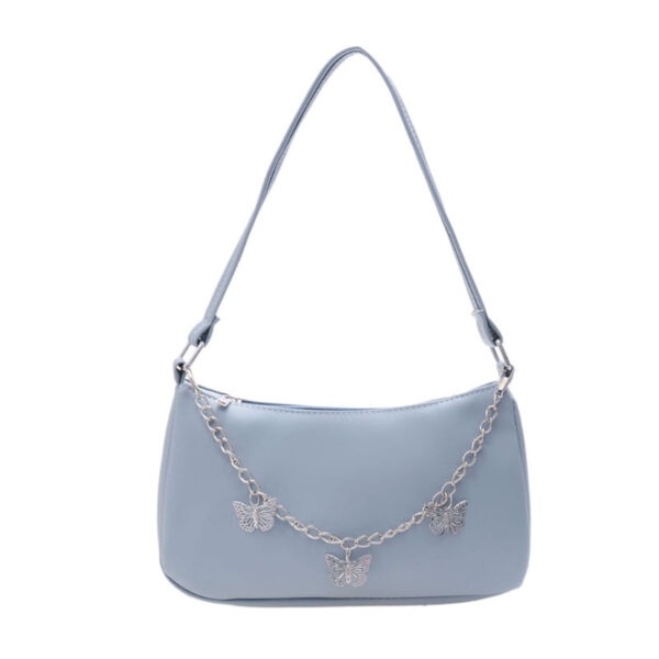 Shoulder Bag with Butterfly Chain