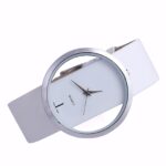 Transparent Round Pointer Quartz Watch