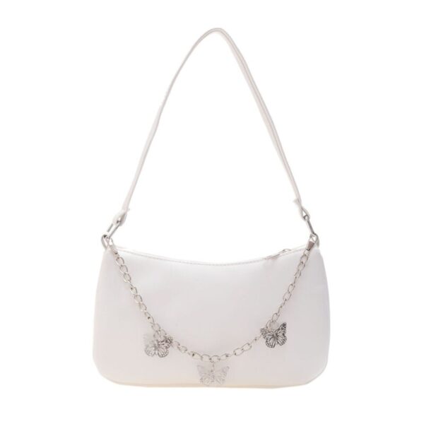 Shoulder Bag with Butterfly Chain