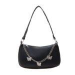 Shoulder Bag with Butterfly Chain