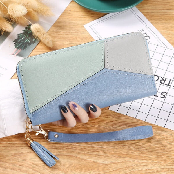 Zipper Folding Long Wallet